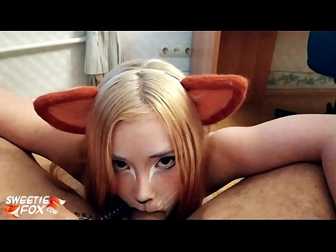 ❤️ Kitsune هن جي وات ۾ ڊڪ ۽ ڪم نگل ❌ معياري فحش